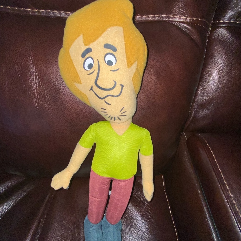 Scooby Doo Shaggy Toy Factory Retro 17”Kids Plush Toy Green Shirt and Blue Pants - Picture 2 of 12